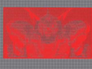 RX-0独角兽高达可变光栅画