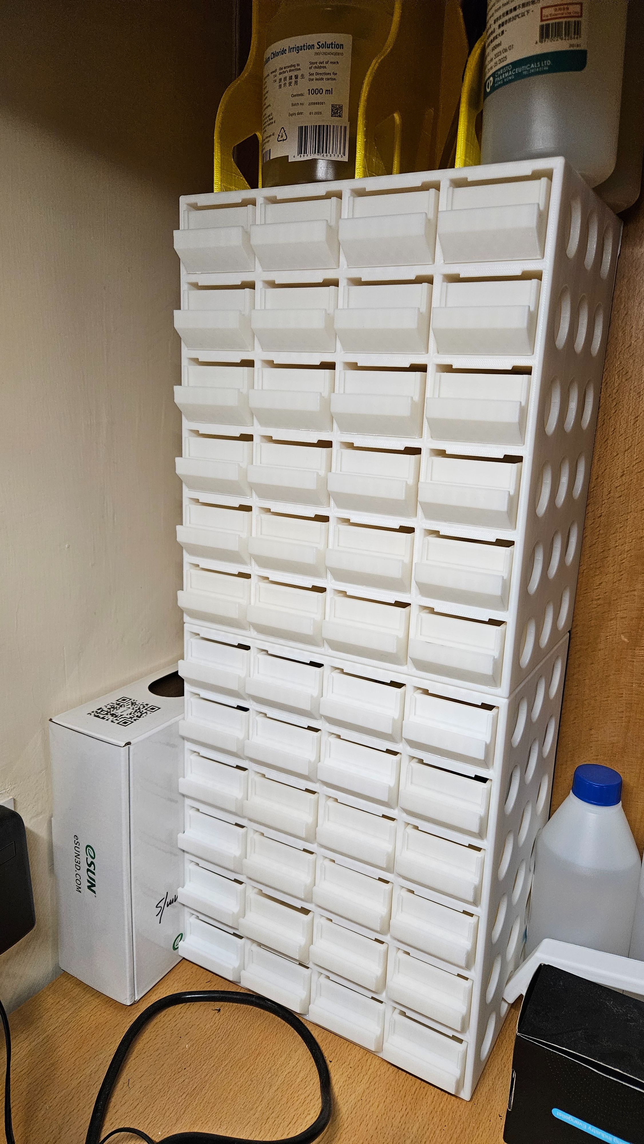 SMALL PART DRAWER UNIT (STACKABLE) 3D models download Creality Cloud