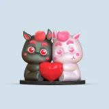 马立刻--情人节手办