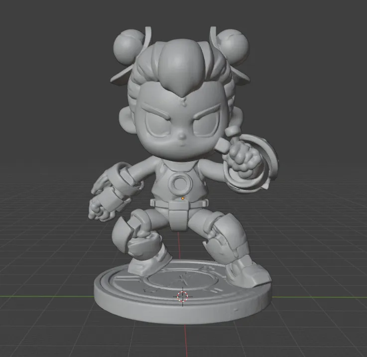 【Q版魔童哪吒 | Cute Nezha Series】机甲形态，准备战斗