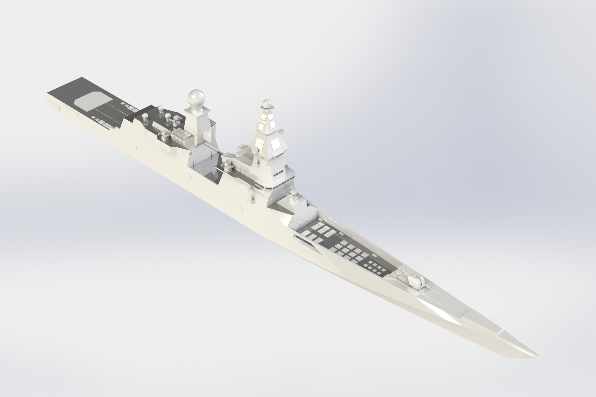 中北大学-舰船武器军事模型