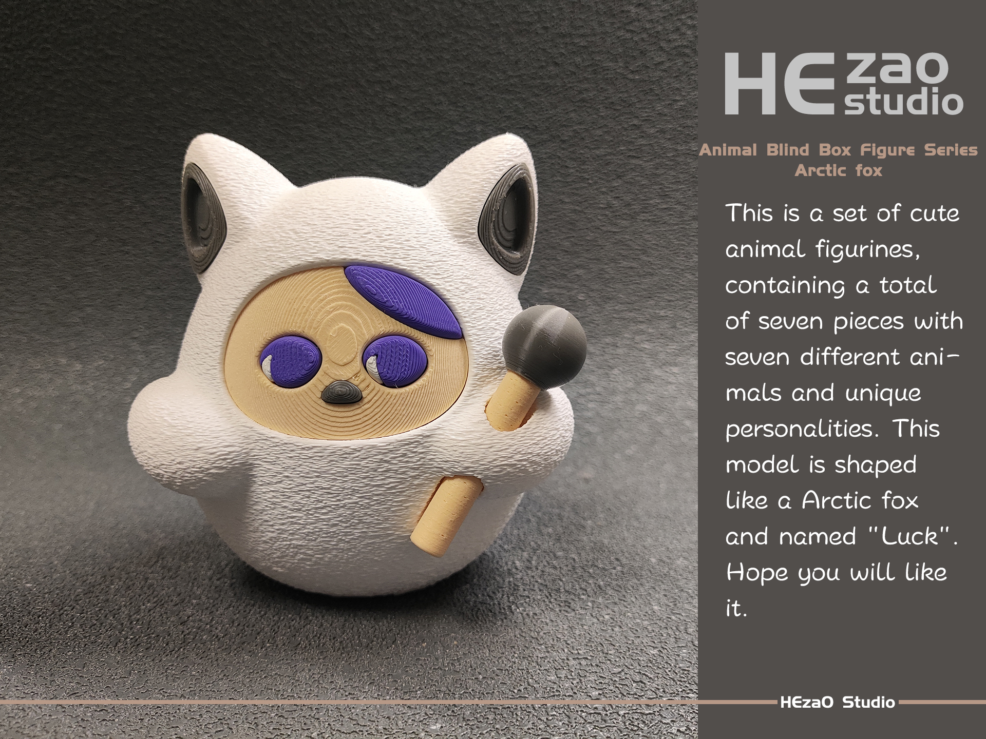 Animal Blind Box Figure Series - Arctic Fox 1.jpg