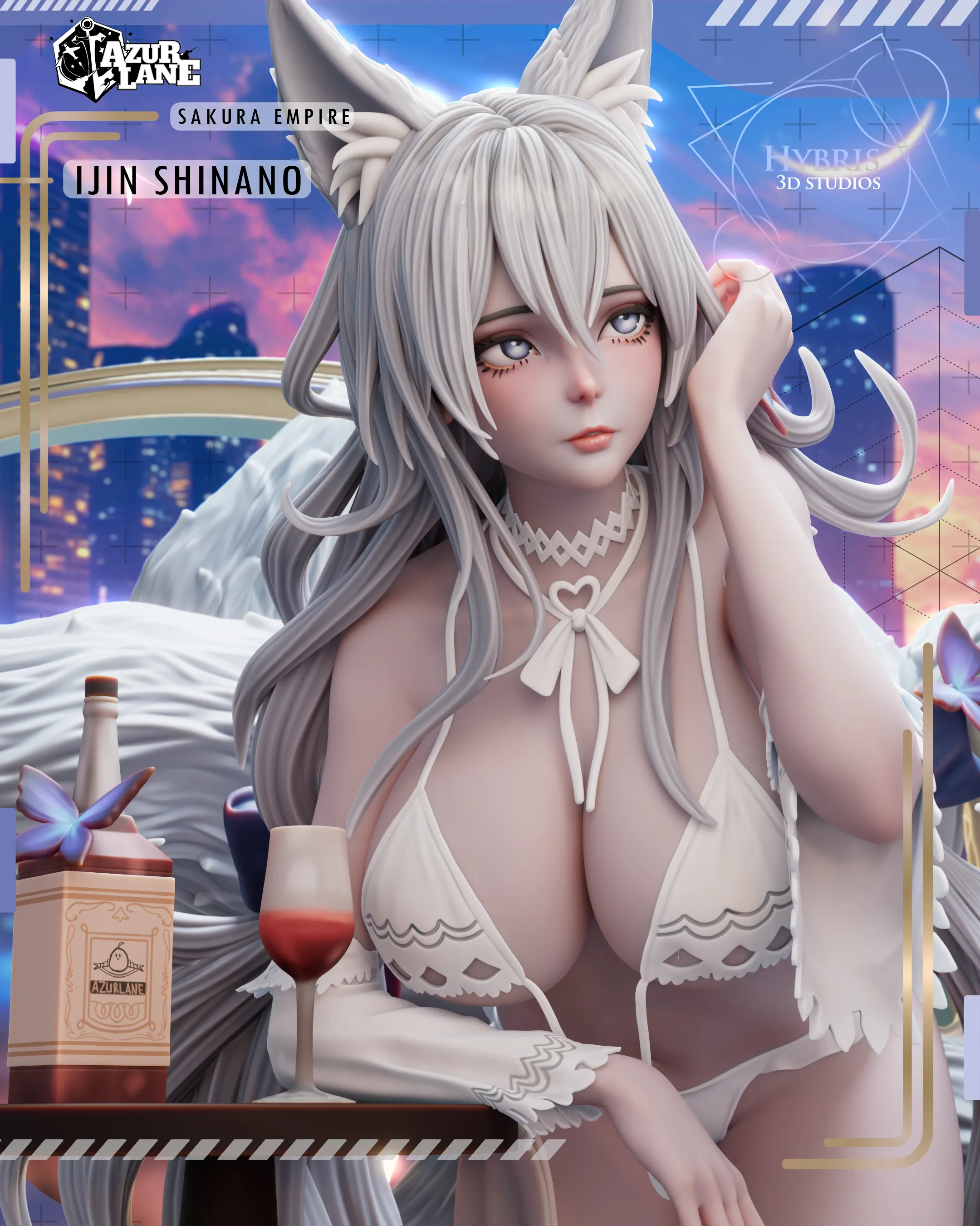 《碧蓝航线》-信浓 胧月十夜(雙體態V1&V2)