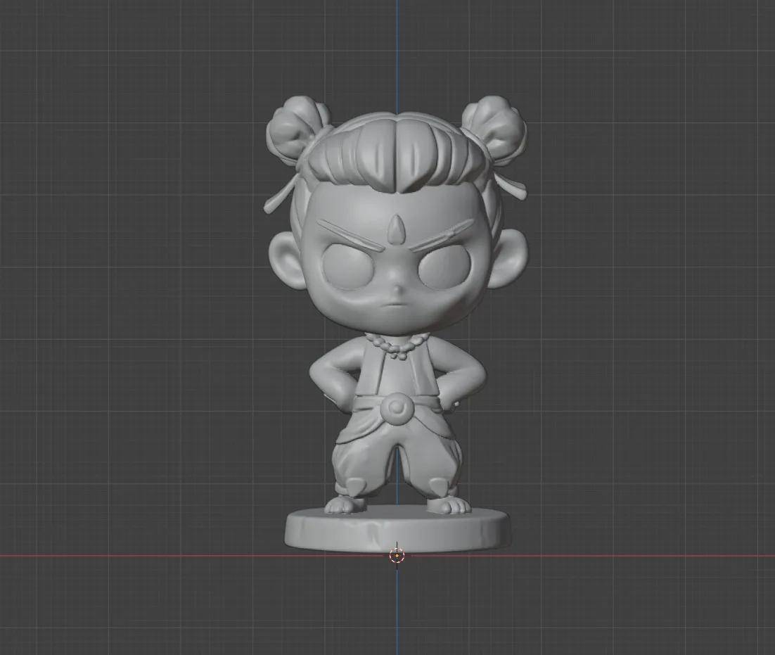 【Q版魔童哪吒 | Cute Nezha Series】双手叉腰，坦然自信