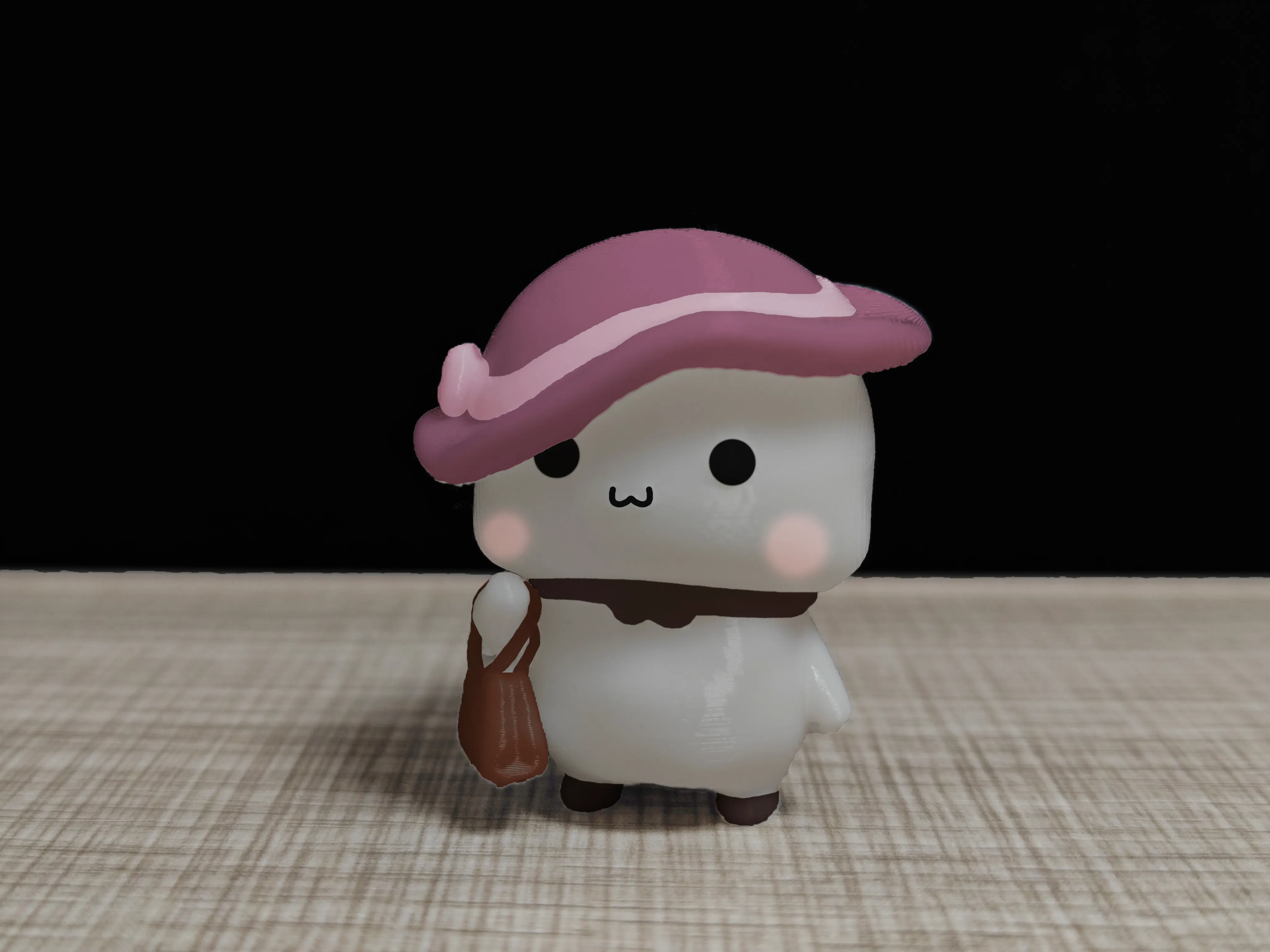 情侣熊系列-戴复古宽檐帽的一二（Couple Bear-Retro wide brimmed hat_Yier）