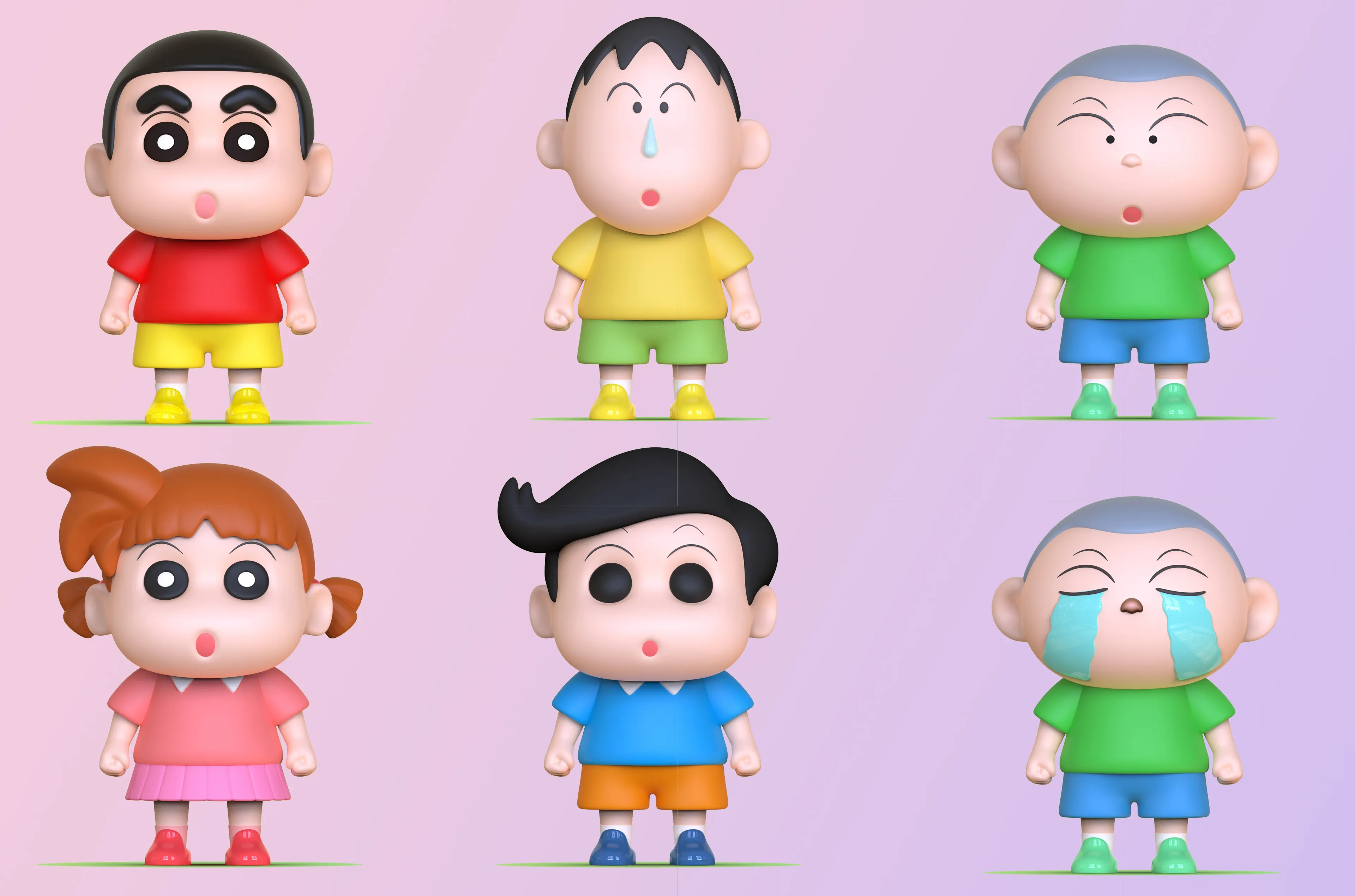 Home page module: 春日部幼稚园（小新，妮妮，风间，正男，阿呆
