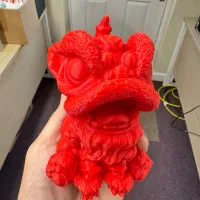 中国醒狮Bobble-Head-Lion-Dance-Sitting-1