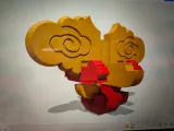清式枓栱 重栱麻叶云-4