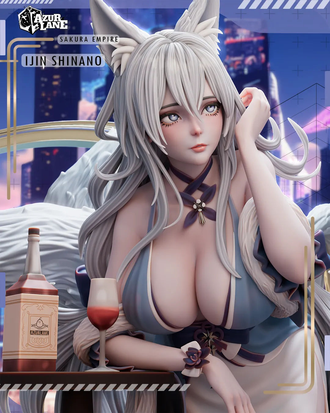 《碧蓝航线》-信浓 胧月十夜(雙體態V1&V2)