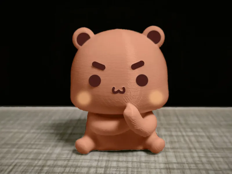 情侣熊系列-坐着思考的布布（Couple Bear-frown_consider_bubu）