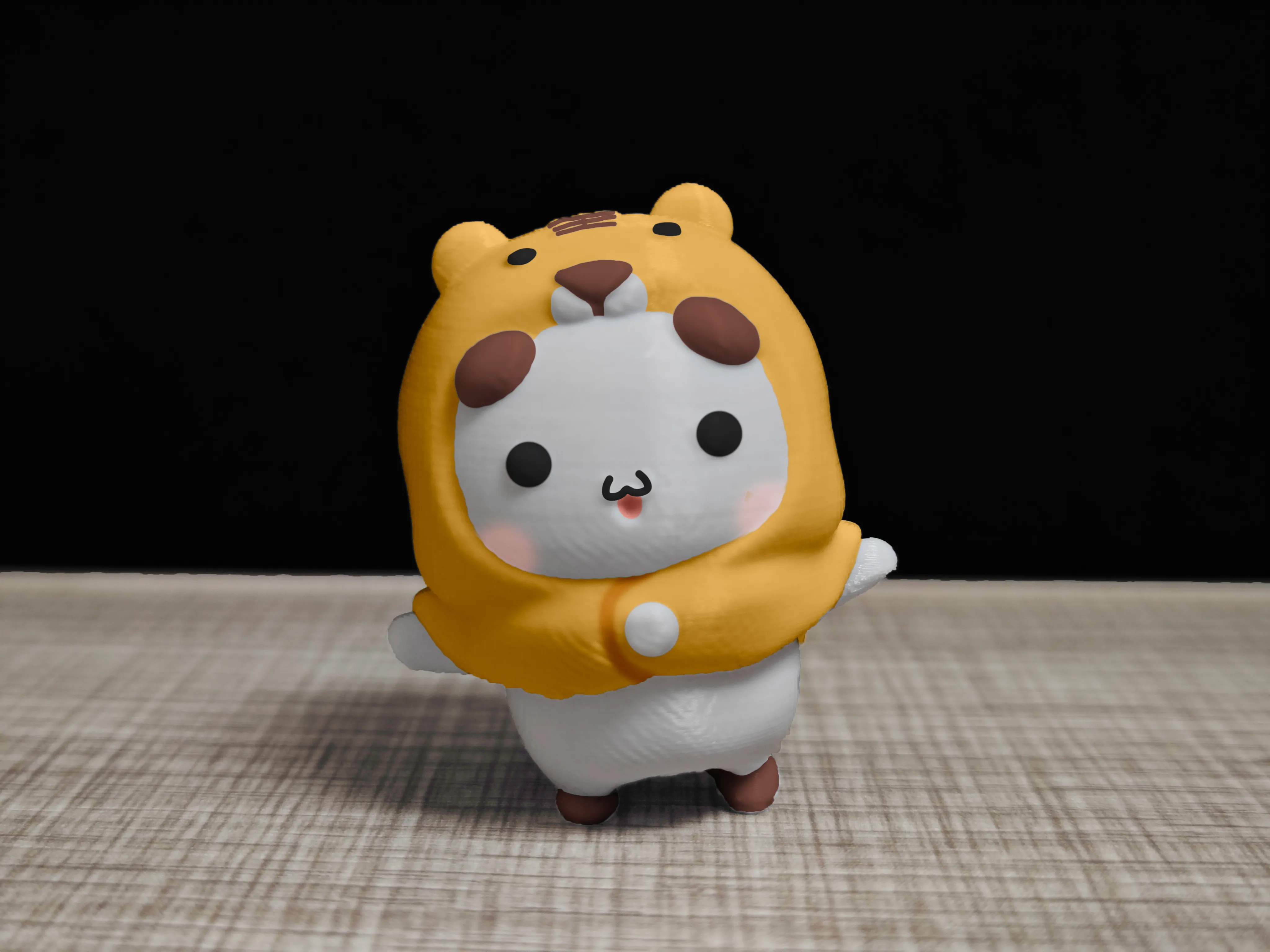 Home page module: 情侣熊系列-戴老虎头套的一二（Couple Bear-tiger_head cover_Yier）