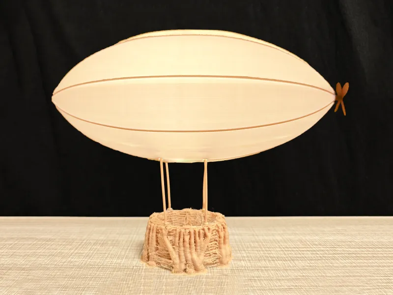 空中飞艇-热气球（fire balloon_airship _air vehicle）
