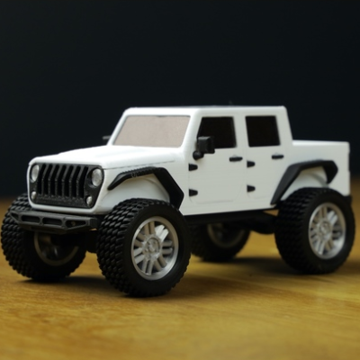 jeep 皮卡车-3d打印模型