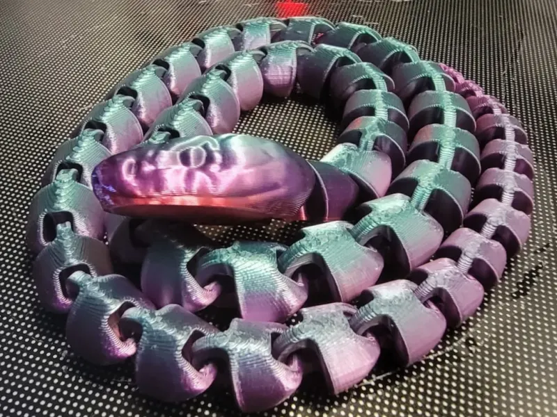 关节蛇   Articulated Snake v8 (bigger head) - Reupload