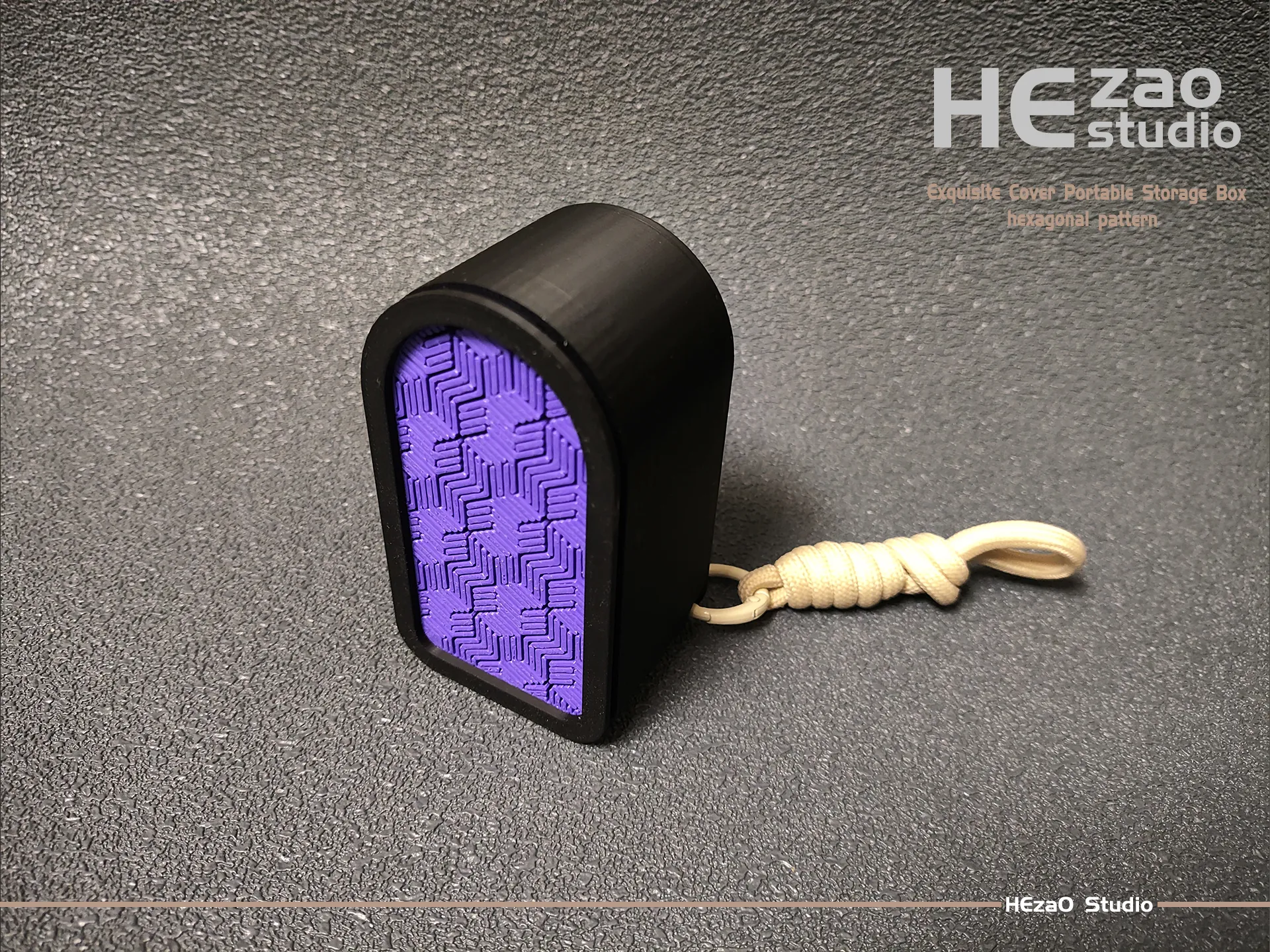 Exquisite Cover Portable Storage Box Series - Hexagonal Pattern 4.webp
