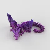 水晶飞龙  水晶翼龙 渐变色翼龙