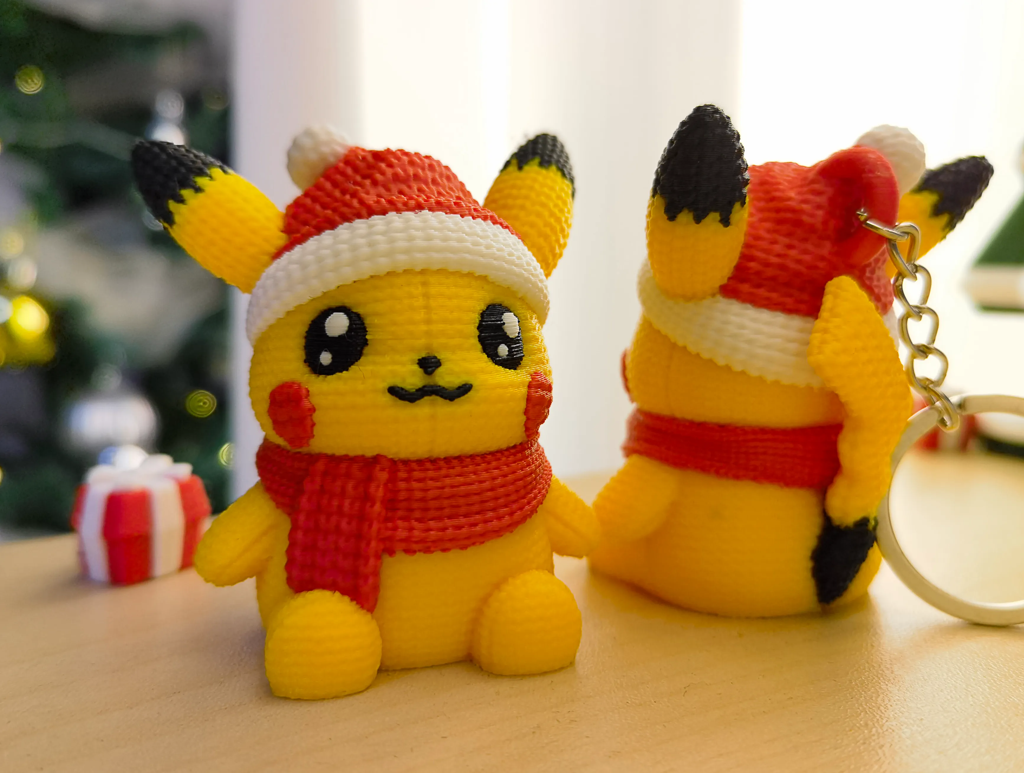 Cute Pikachu【Knitted】Keychain Toy
