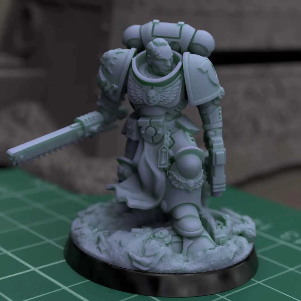 Warhammer战锤40k极限战士泰图斯Titus棋子