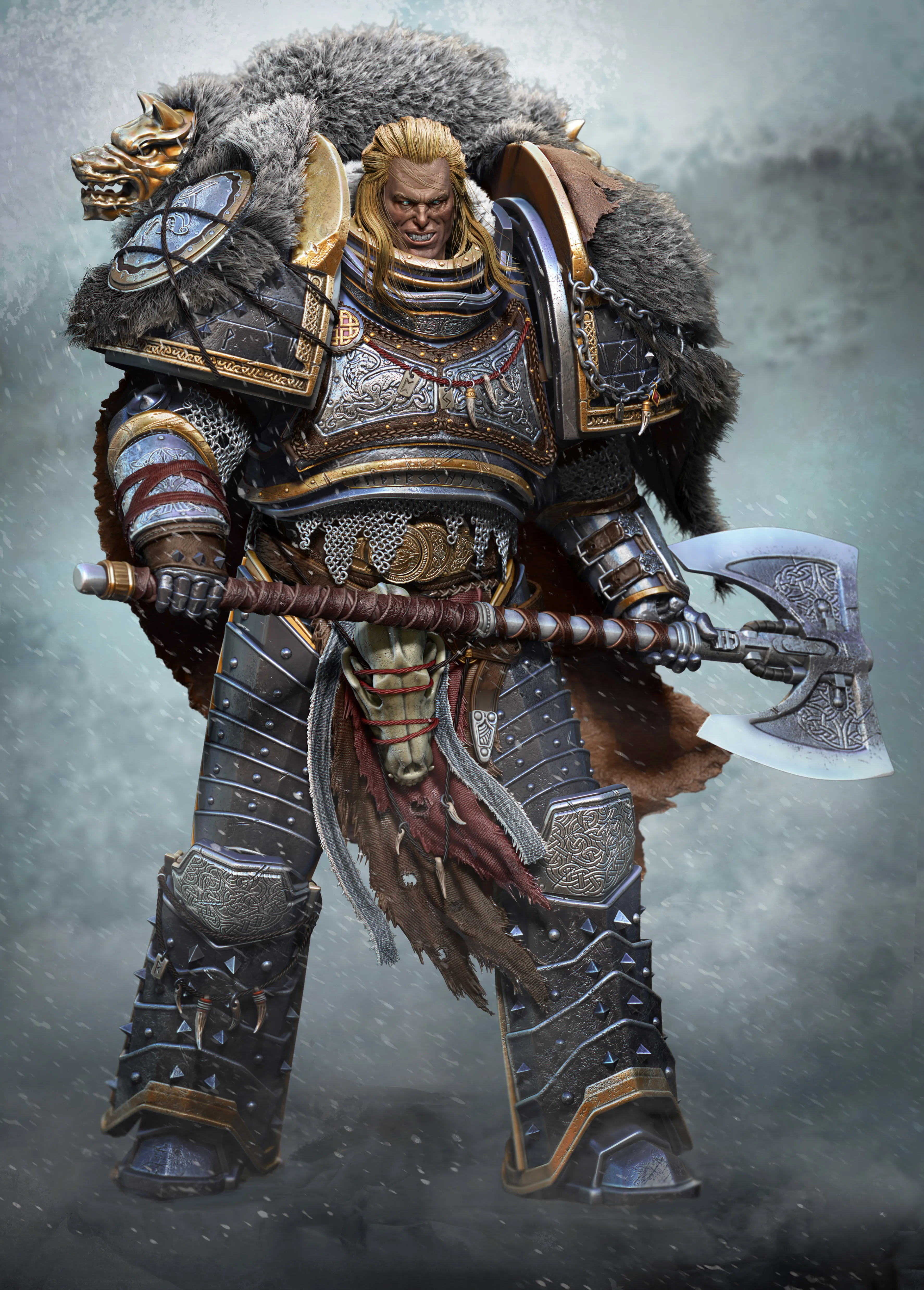 《战锤40k》狼王-黎曼.鲁斯