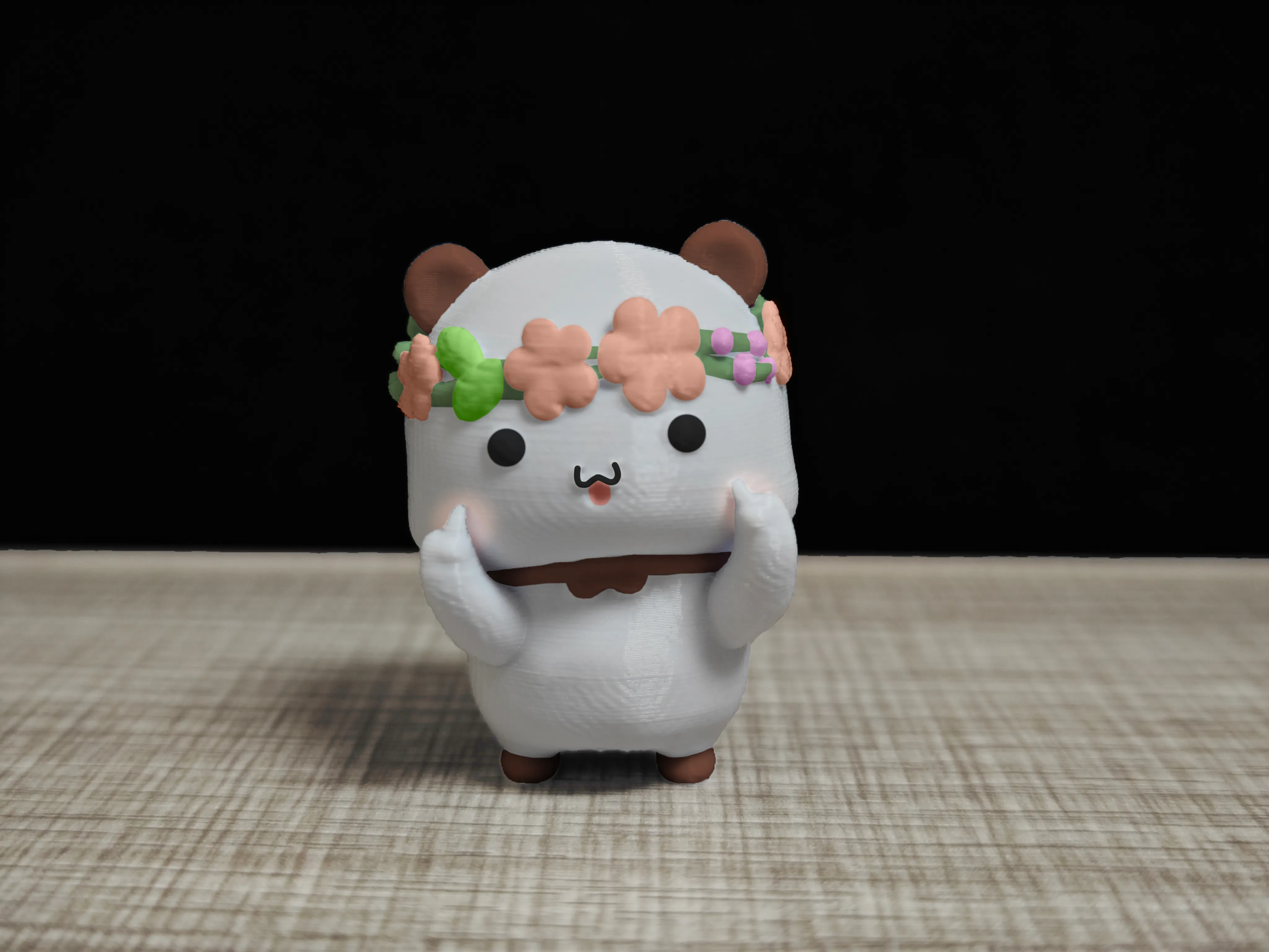 Home page module: 情侣熊系列-头戴花环的一二（Couple Bear-Flower garland_Yier）