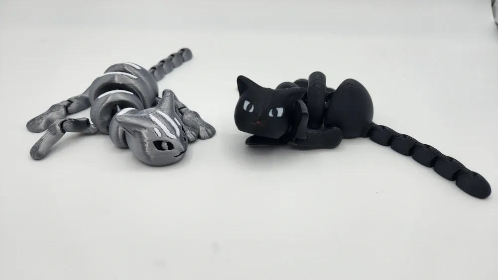 铰接式多色打印猫