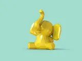 lowpoly小象一组-5