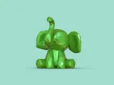 lowpoly小象一组-1