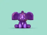 lowpoly小象一组-0