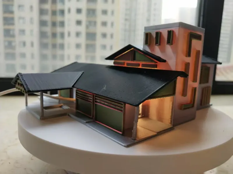 云南自然原始风格建筑