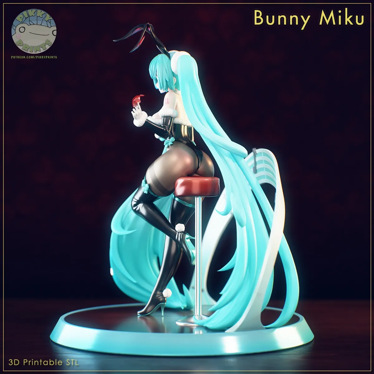 初音未来-兔女郎女荷官造型