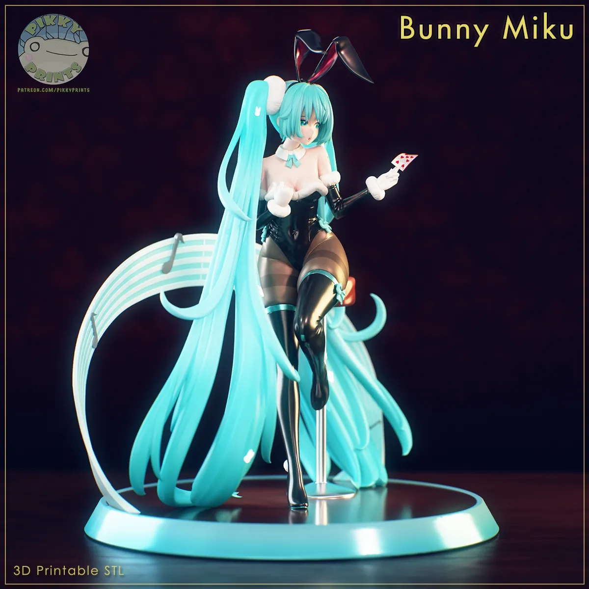 初音未来-兔女郎女荷官造型