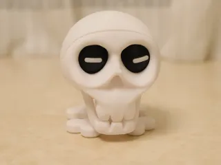 可以变换表情的骷髅头雕
