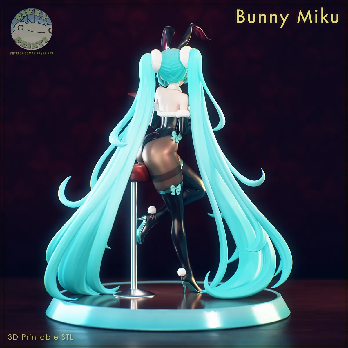 初音未来-兔女郎女荷官造型