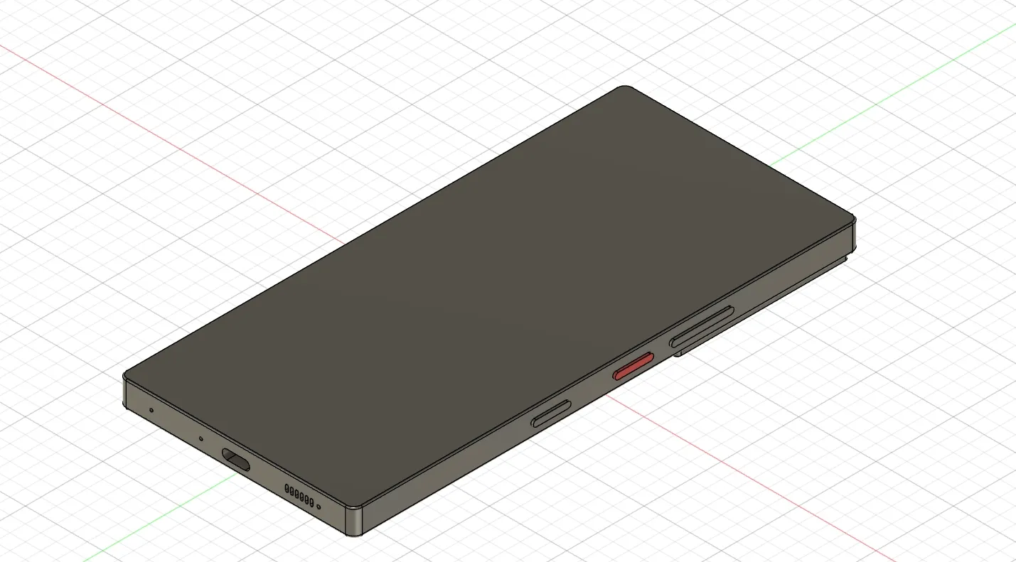中兴红魔努比亚 Nubia Z60 Ultra手机模型