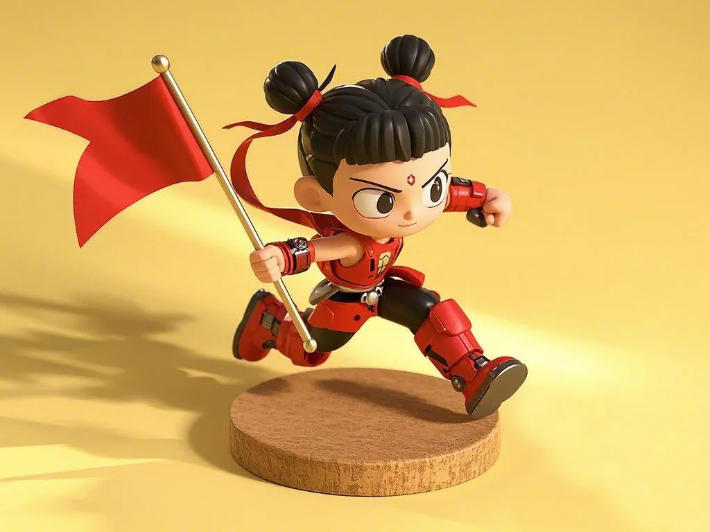 【Q版魔童哪吒 | Cute Nezha Series】高举旗帜，大步向前