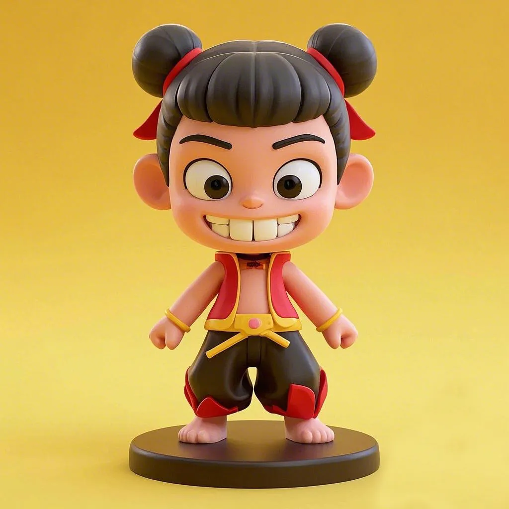 【Q版魔童哪吒 | Cute Nezha Series】内心狂喜，暴牙贼笑