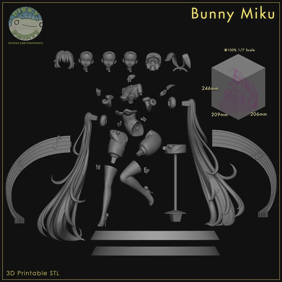 初音未来-兔女郎女荷官造型