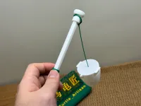 非遗玩具竹知了：大嘴鱼版本