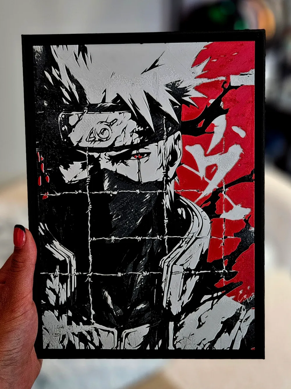 多色模型  Kakashi Hatake - Naruto (Hueforge)