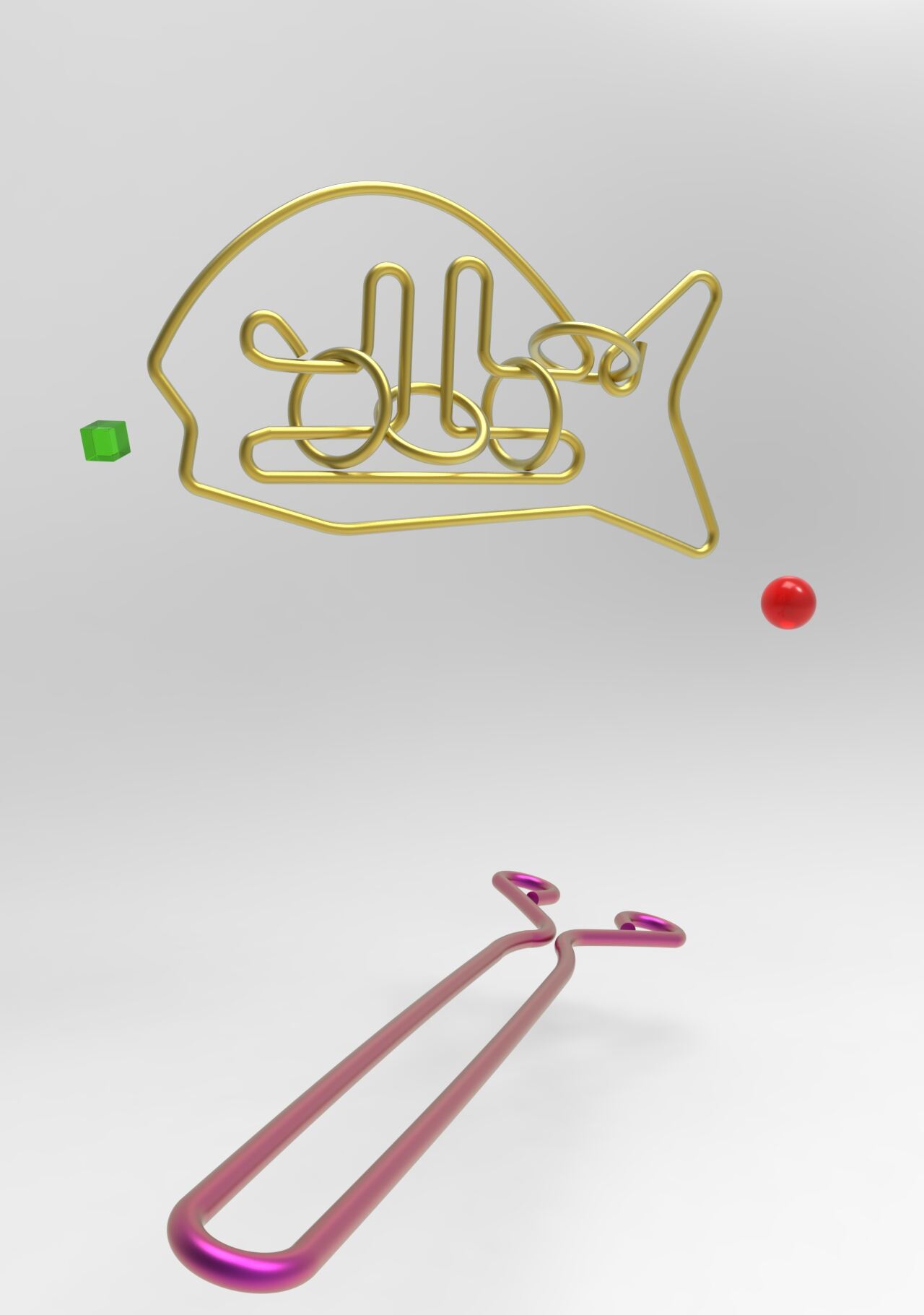 奇妙玩具之百折不挠系列-鱼形环（六）