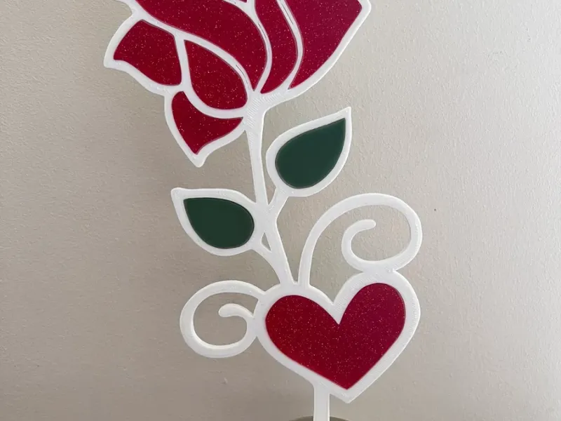 玫瑰花3D花