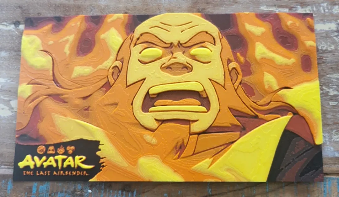 来自《降世神通：最后的气宗》的 Iroh 叔叔粉丝艺术