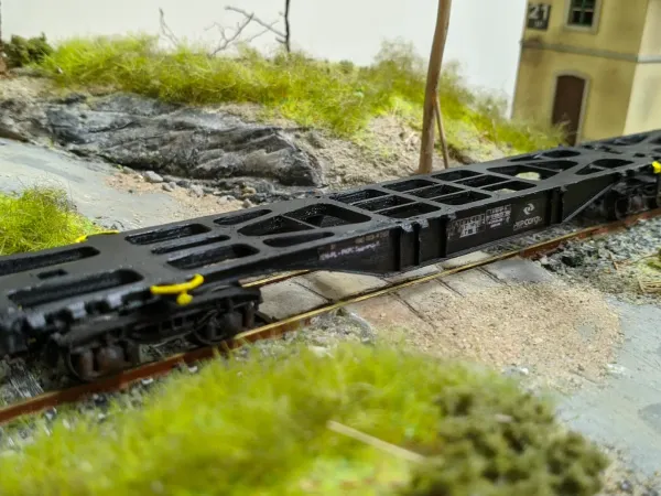 H0 container car/wagen sggmrss 90(containerwagen set)