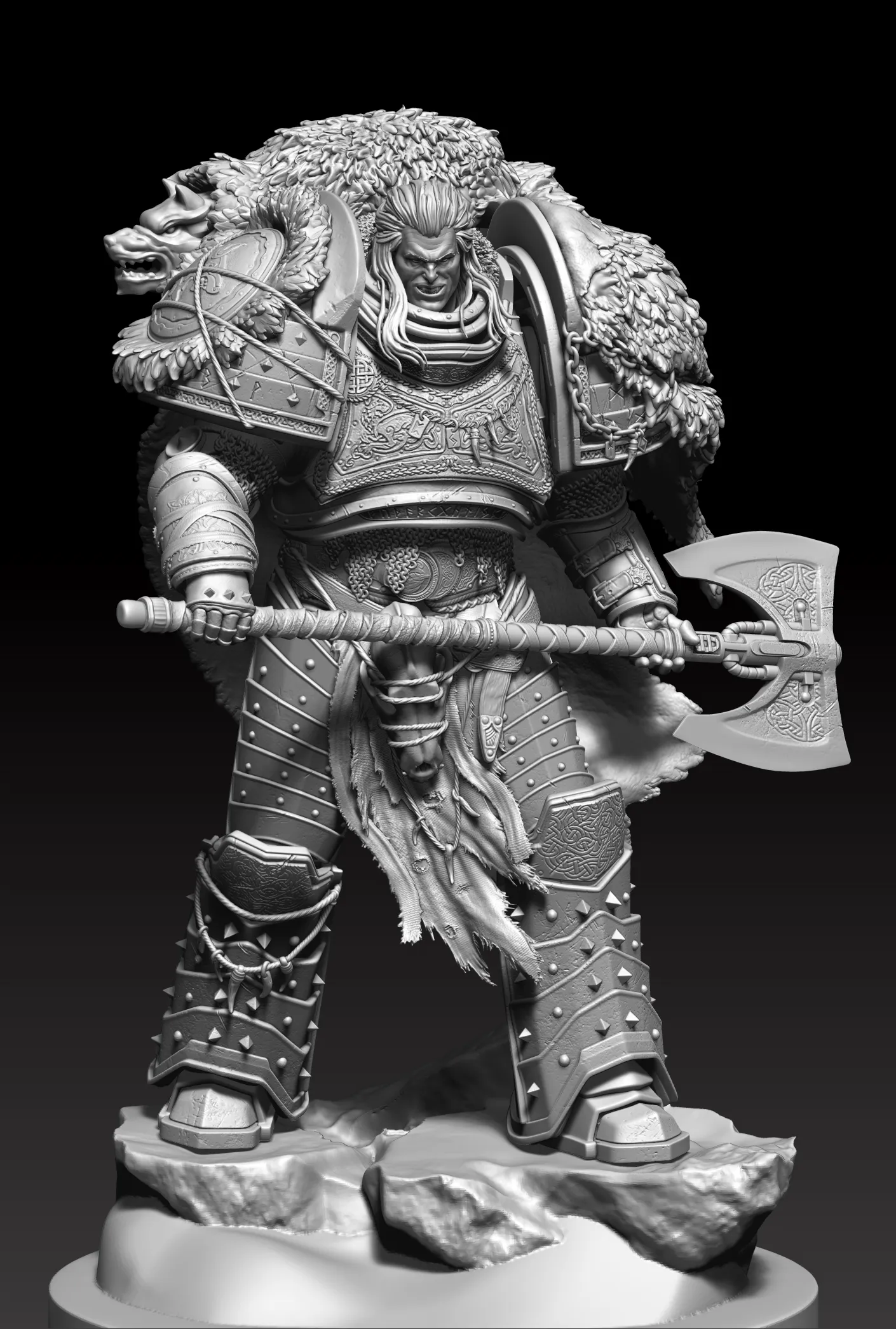 《战锤40k》狼王-黎曼.鲁斯