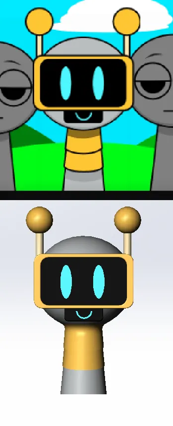 节奏盒子Sprunki Fun Bot 欢乐机器人 一阶段