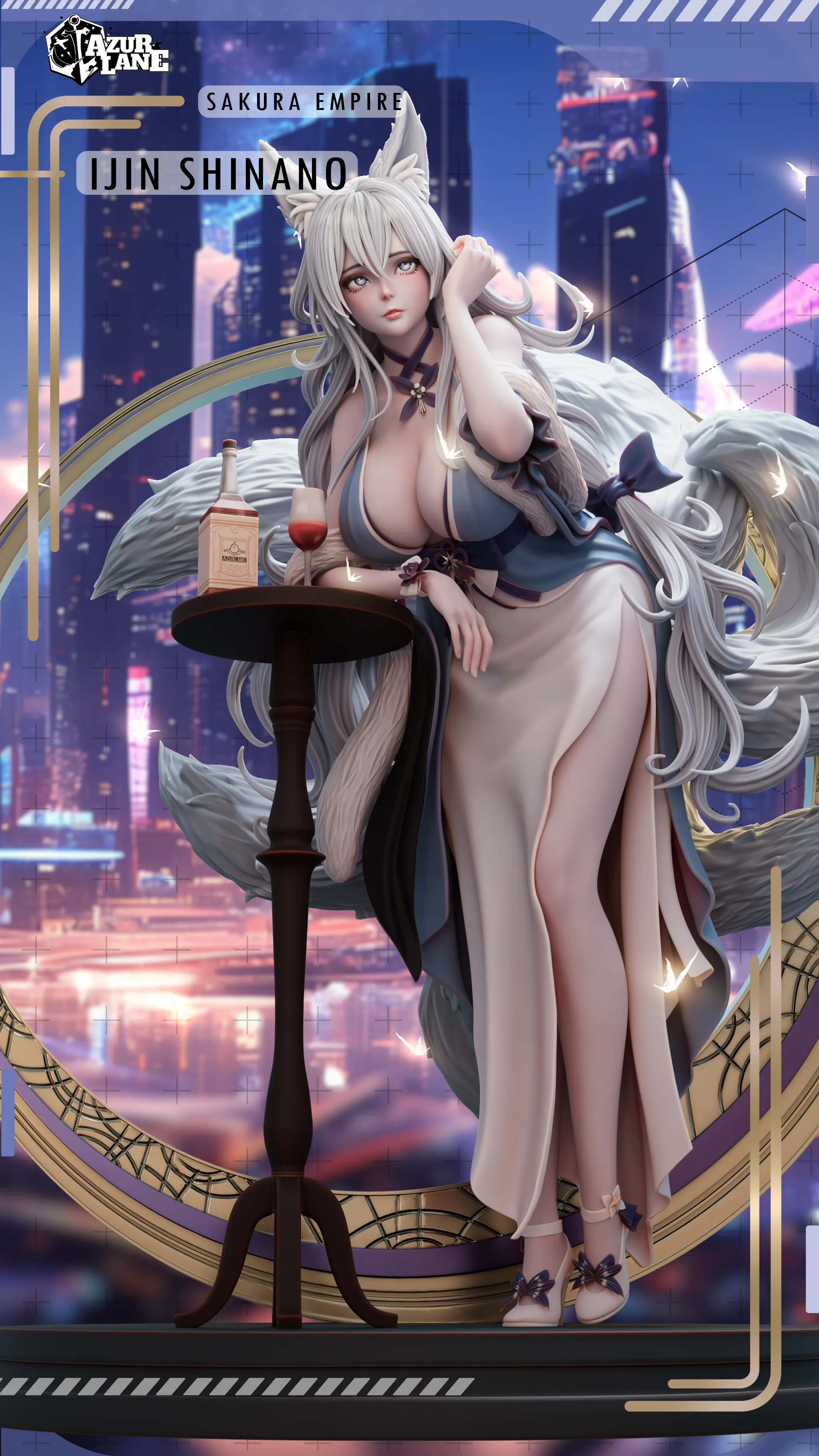 《碧蓝航线》-信浓 胧月十夜(雙體態V1&V2)