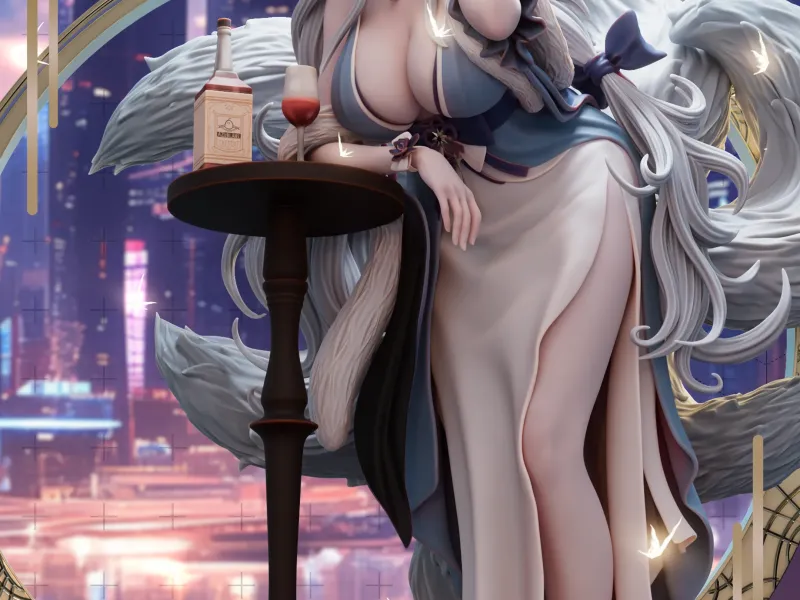 《碧蓝航线》-信浓 胧月十夜(雙體態V1&V2)