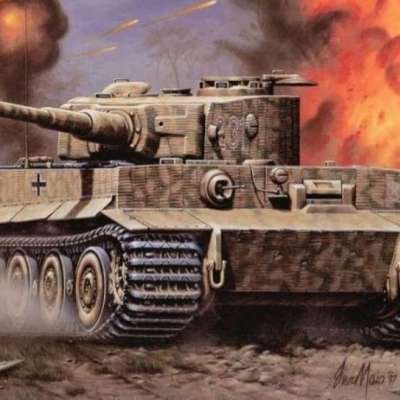 虎式坦克-3d打印模型