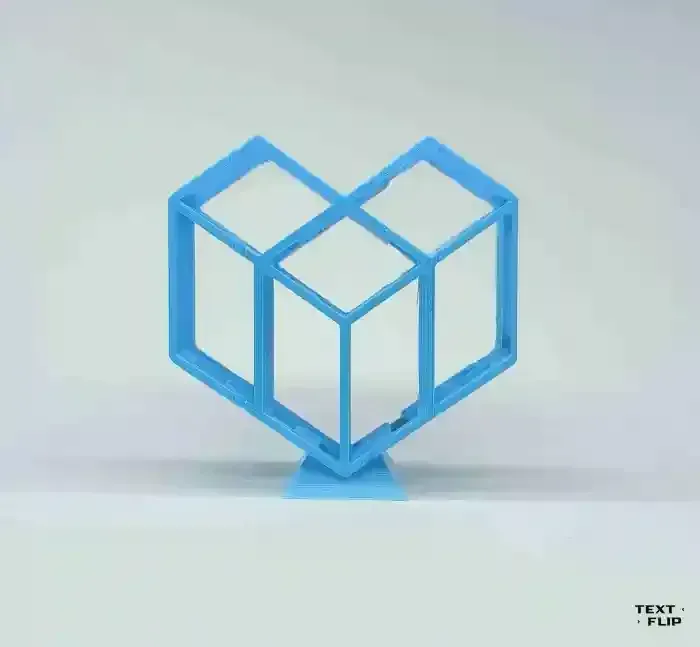 翻转字- Creality Cloud logo— 创想云 独家模型