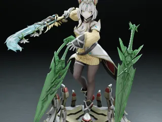《异度神剑2》妮雅(穿衣裸身雙體態)